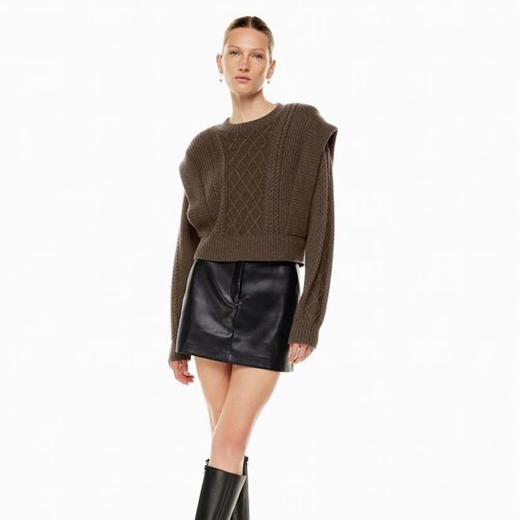 Aritzia Babaton Seek Sweater Merino Wool NWOT - Picture 7 of 8